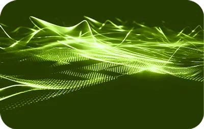 Abstract representation of data simulation for energy assets